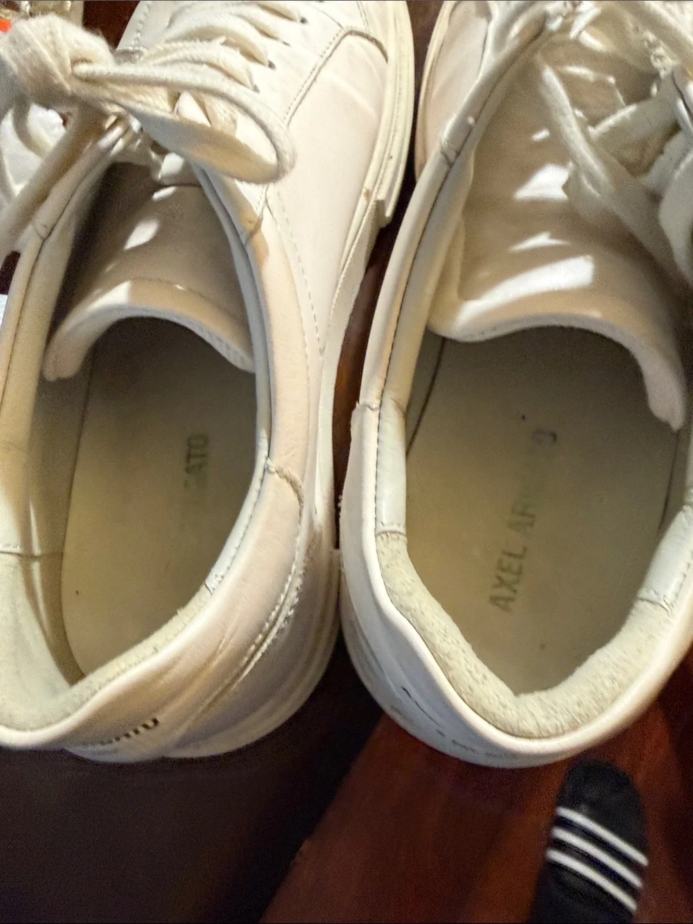 Axel Arigato White Leather Low-Top Sneakers for Men made in Portugal